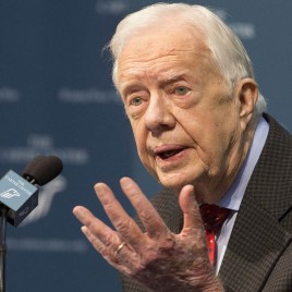 Former President Jimmy Carter Marks President's Day Weekend with Book Signing