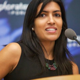 Sama Group Founder Leila Janah Keynotes Entrepreneurship Week at Wells College
