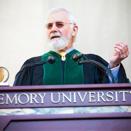 Recognized Epidemiologist William Foege Gives Commencement Address at Emory University