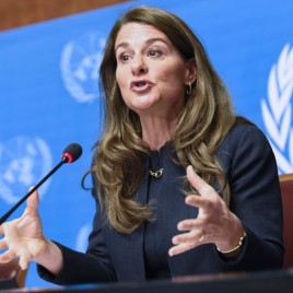 Philanthropist Melinda Gates Speaks at Dreamforce