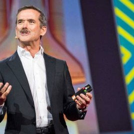Astronaut Chris Hadfield Holds Discussion at Edinburgh Usher Hall in Scotland